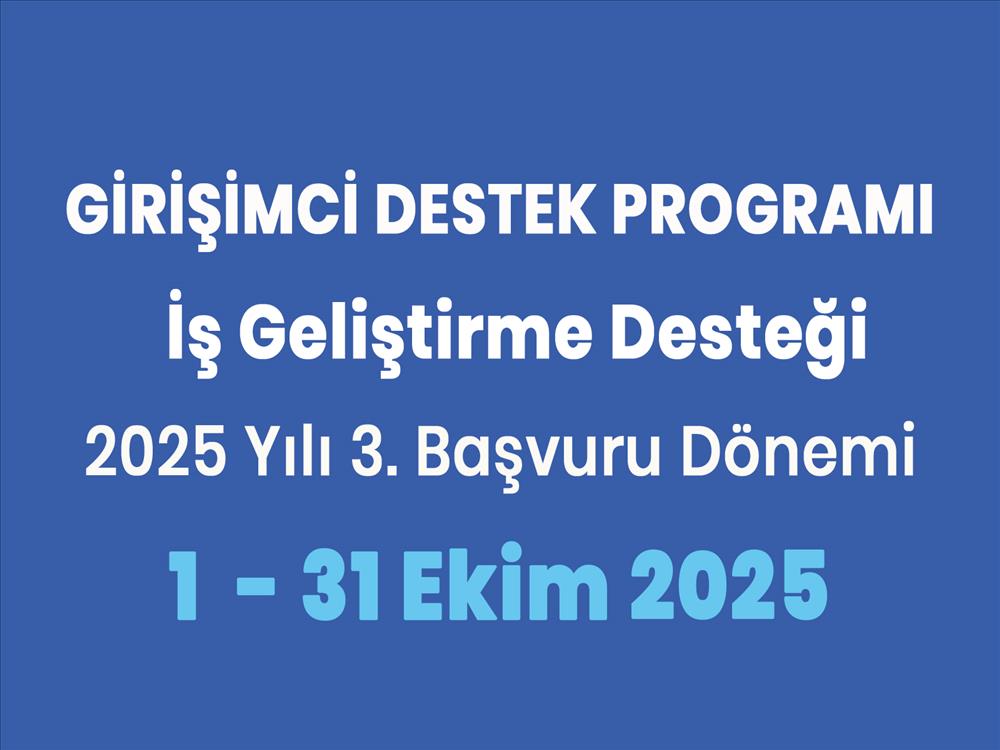 KOSGEB Girişimci Destek Programı 